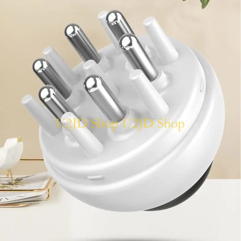 U2JD Portable Mini Massage Comb for Scalp Care and Essential Oil Liquid Application