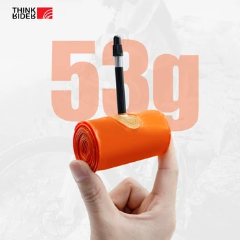 ThinkRider 1PSC 초경량 자전거 내부 튜브, MTB 자전거 TPU 소재 타이어, 45mm 프렌치 밸브, 26 27.5 29 인치 