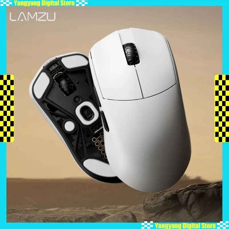 

Беспроводная мышь LAMZU MAYA X PIXART3950 Sensor Nordic52840 8K FPS игровая мышь 47 г легкий ПК Gmaer аксессуары подарки