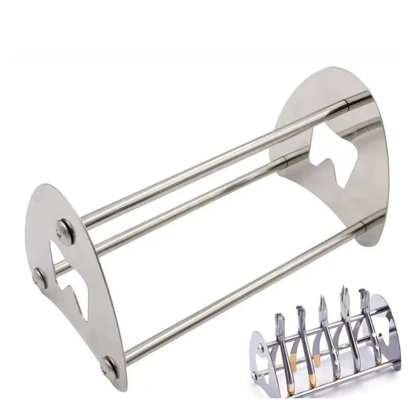 Dental Stainless Steel Orthodontic Pliers Holder Dentistry Tool Extraction Forceps Placement Table Dentistry Laboratory Products