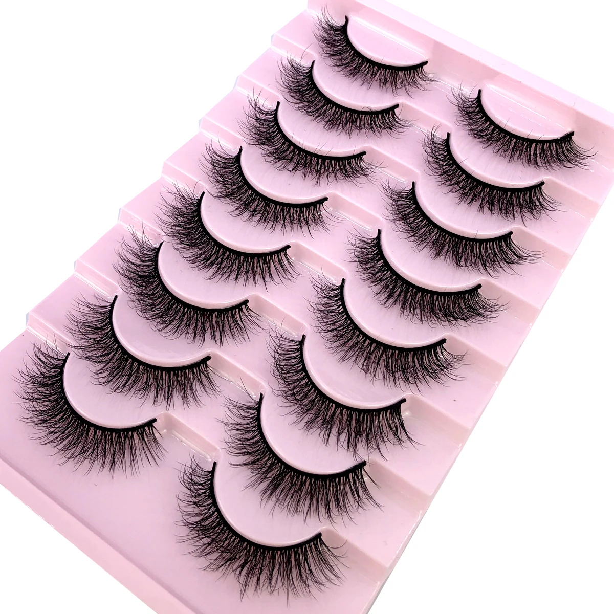 HBZGTLAD 2/5 paires de faux cils naturels faux cils long maquillage 3d vison cils extension de cils vison cils pour la beauté 03