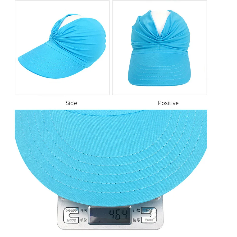 Summer Baby Beach Sun Hats Girls Boys Wide Brim UV Protection Baseball Cap For Kids Outdoor Breathable Empty Top Hat