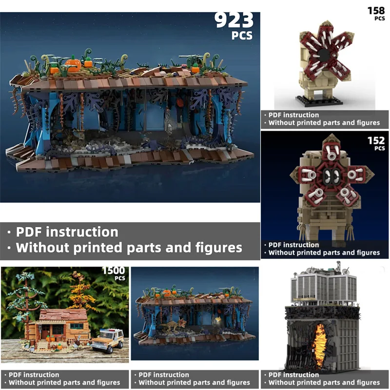 

For sci-fi and monster enthusiasts, monster building blocks and fantasy scene collection building blocks are the ideal choice