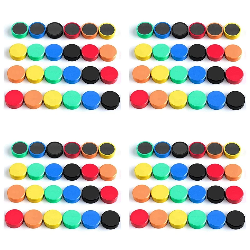 

Pack Of 240 Magnets, Whiteboard Magnets, Magnets For Magnetic Board, Magnets, Fridge, Colourful Round Magnets, Strong