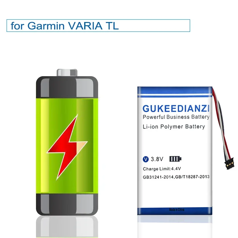 361-00082-00 1900mAh High Capacity Bicycle Radar Taillight Battery For Garmin VARIA TL