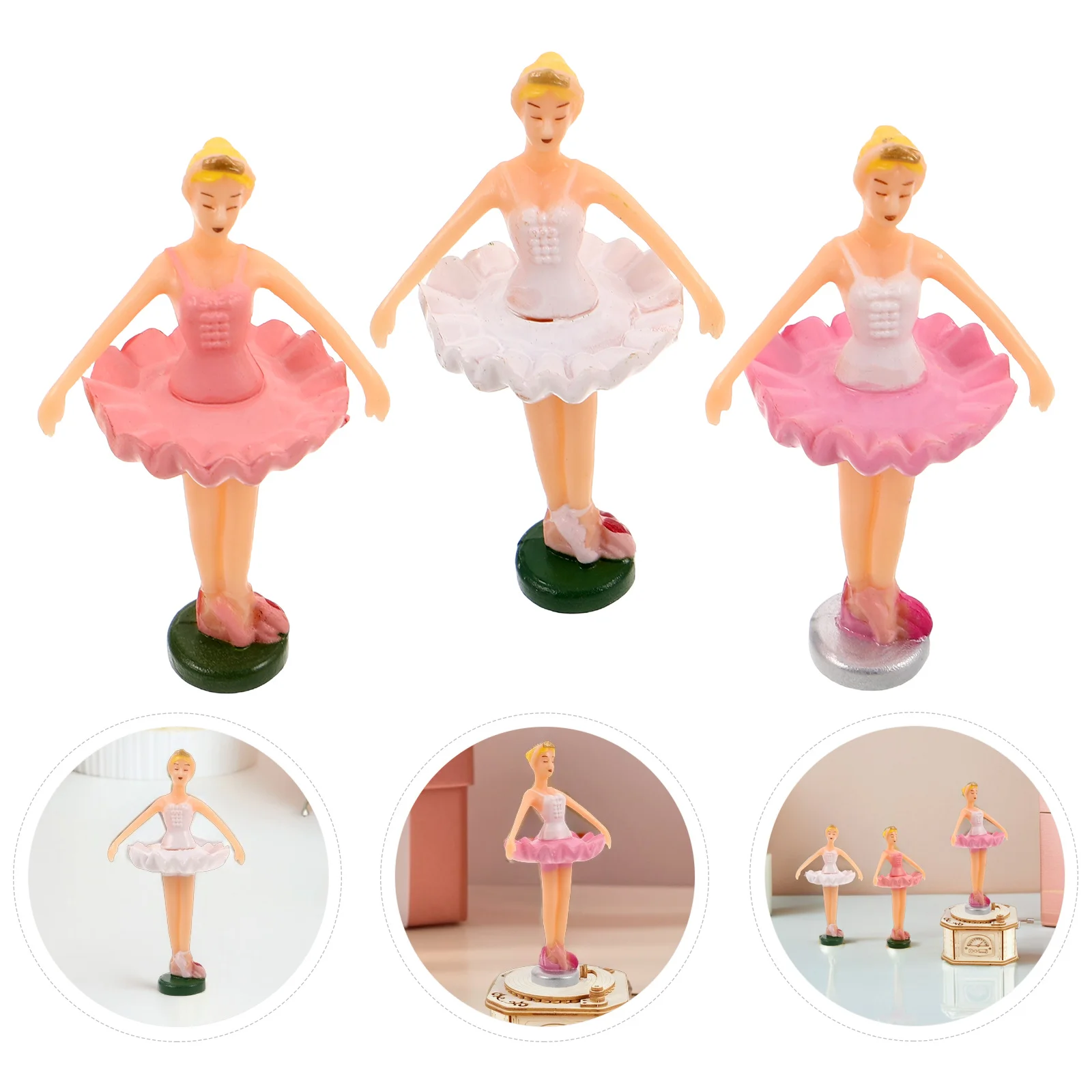 

6Pcs Princess Ballerina Musical Box Figurines Enchanting Decorative Gifts for Girls Birthday Party Table Musical Box Figurines
