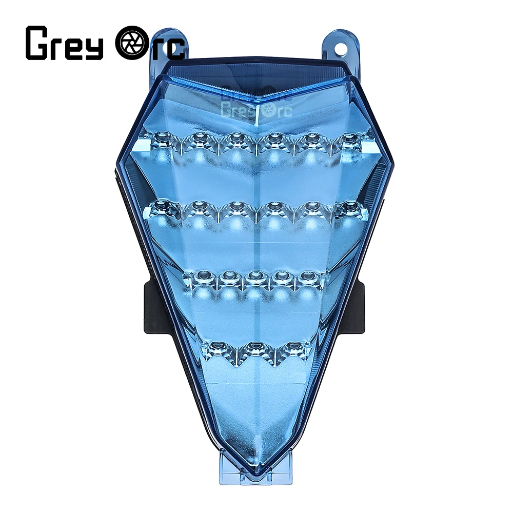 For Yamaha YZF R6 2006-2007 Smoked Clear Lens Brake Running Light Motorcycle Integrated LED Tail Light with Turn Signal