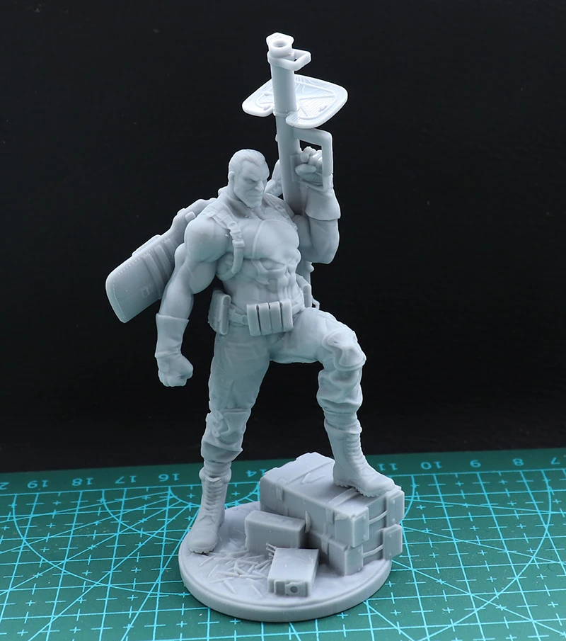 1/24 75mm 1/18 100mm Resin Model Punisher Soldier Figure Unpainted No Color RW-702