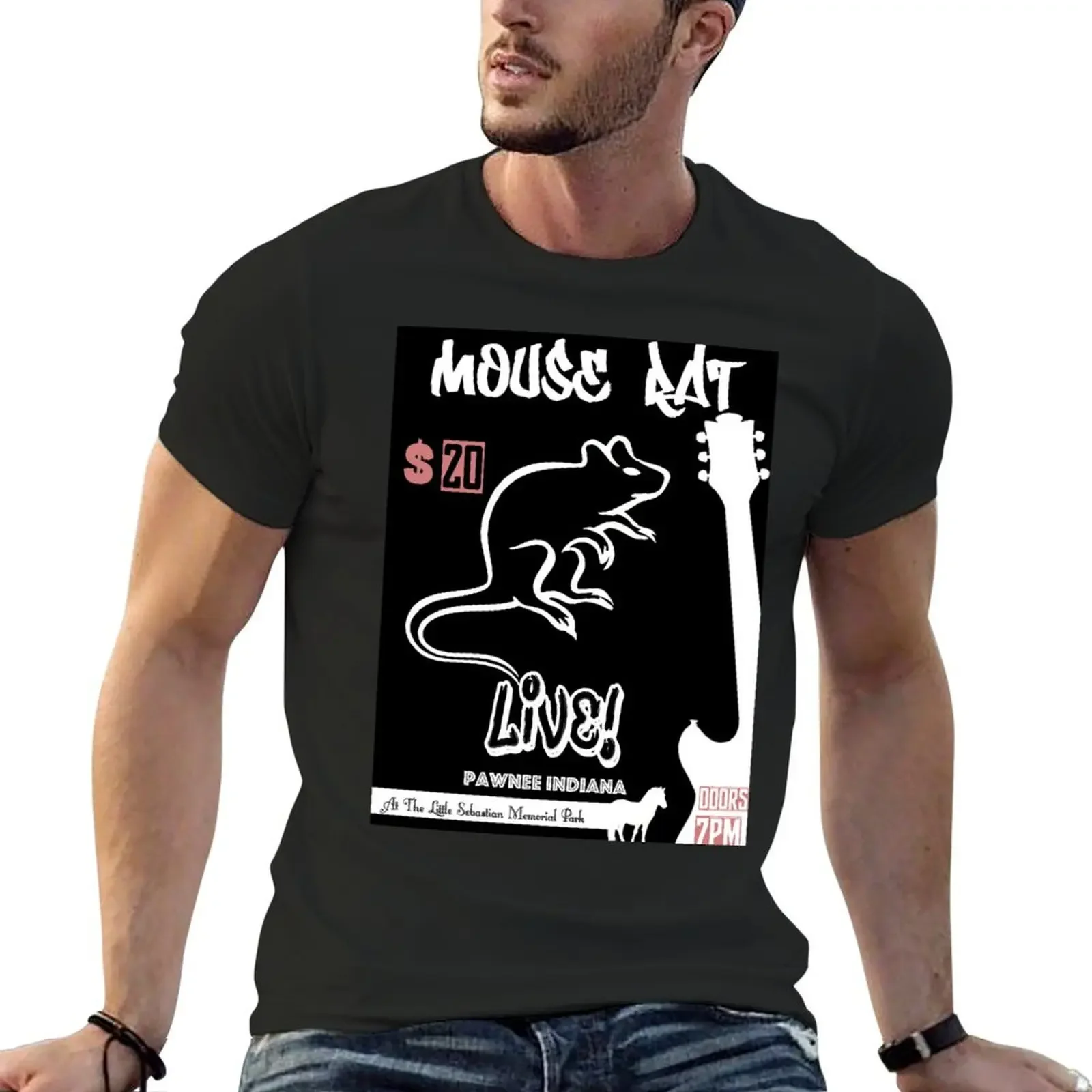 Mouse Rat Concert Poster T-Shirt vintage t shirts for a boy quick-drying mens graphic t-shirts