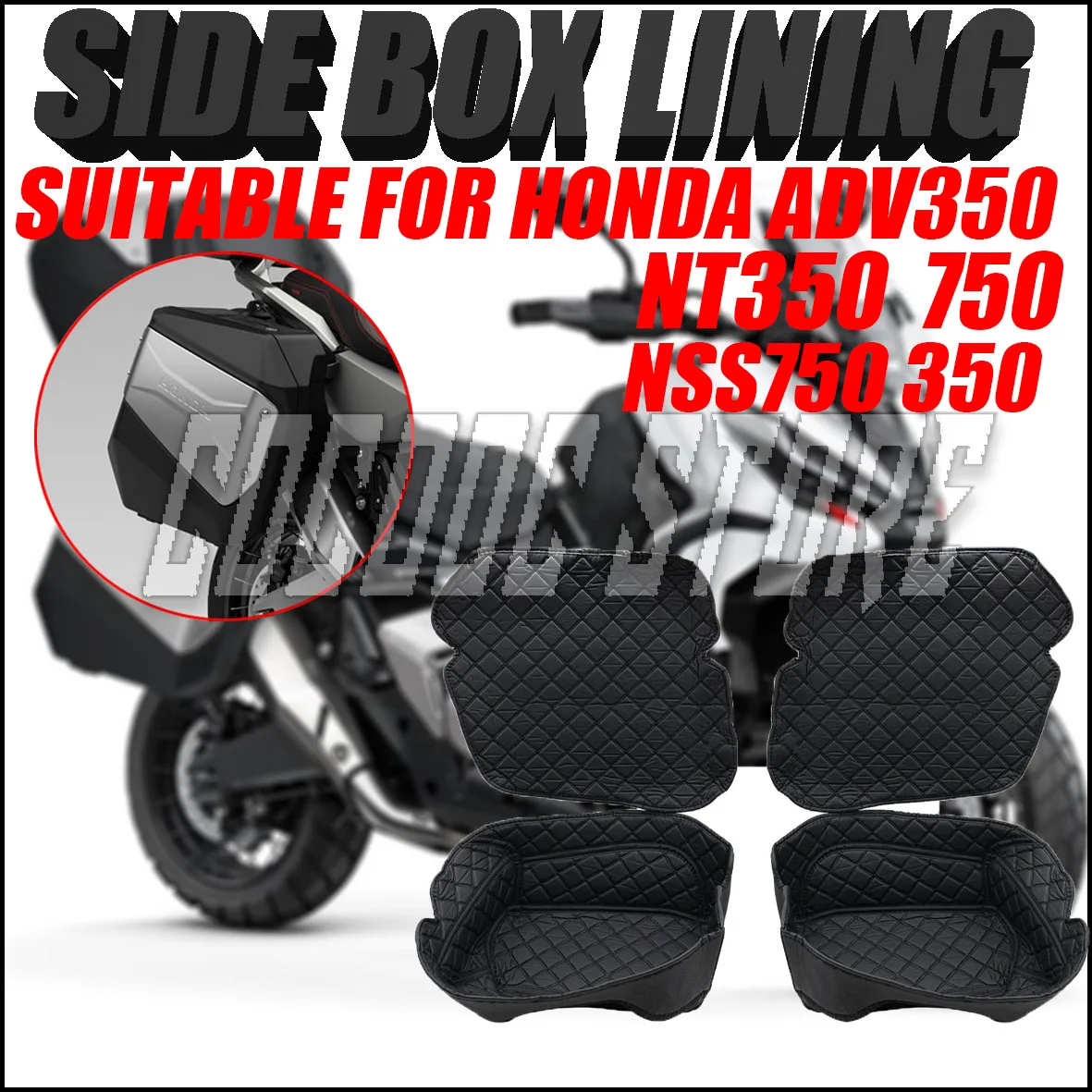 

Боковой чехол для мотоцикла, боковая защита, прочный защитный аксессуар для Honda ADV350 NT1100 Forza 350 750