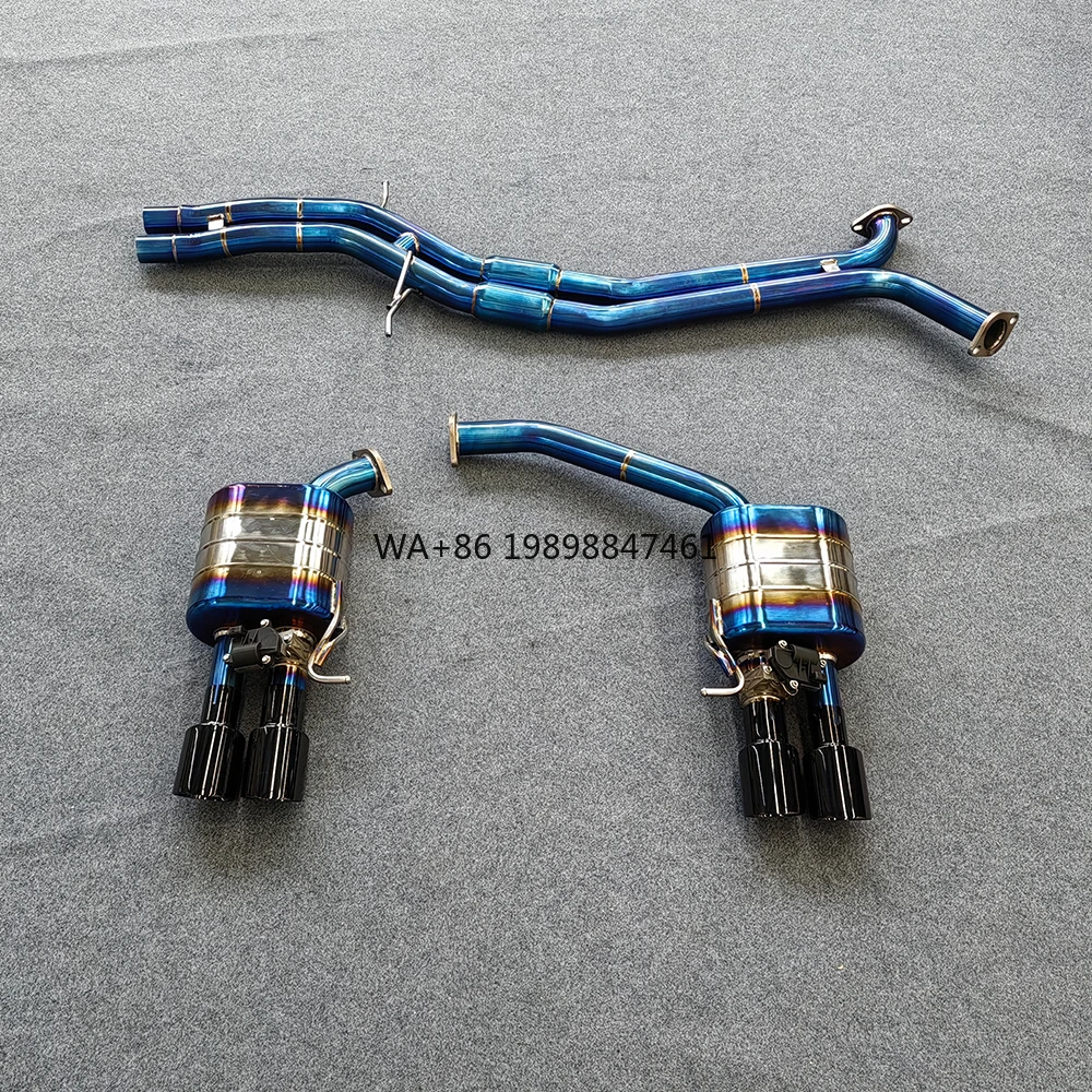 

Tuning Valved Catback for Audi S4/S5 B8 B8.5 3.0T 2013-2019 Car Exhaust Muffler Pipe System Escape Titanium Alloy