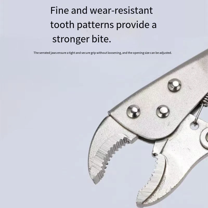 2025 كماشة قوية، كماشة ضغط متعددة الوظائف، أدوات شديدة التحمل، مفتاح ربط قوة الفم الدائري من الدرجة الصناعية، نوع C