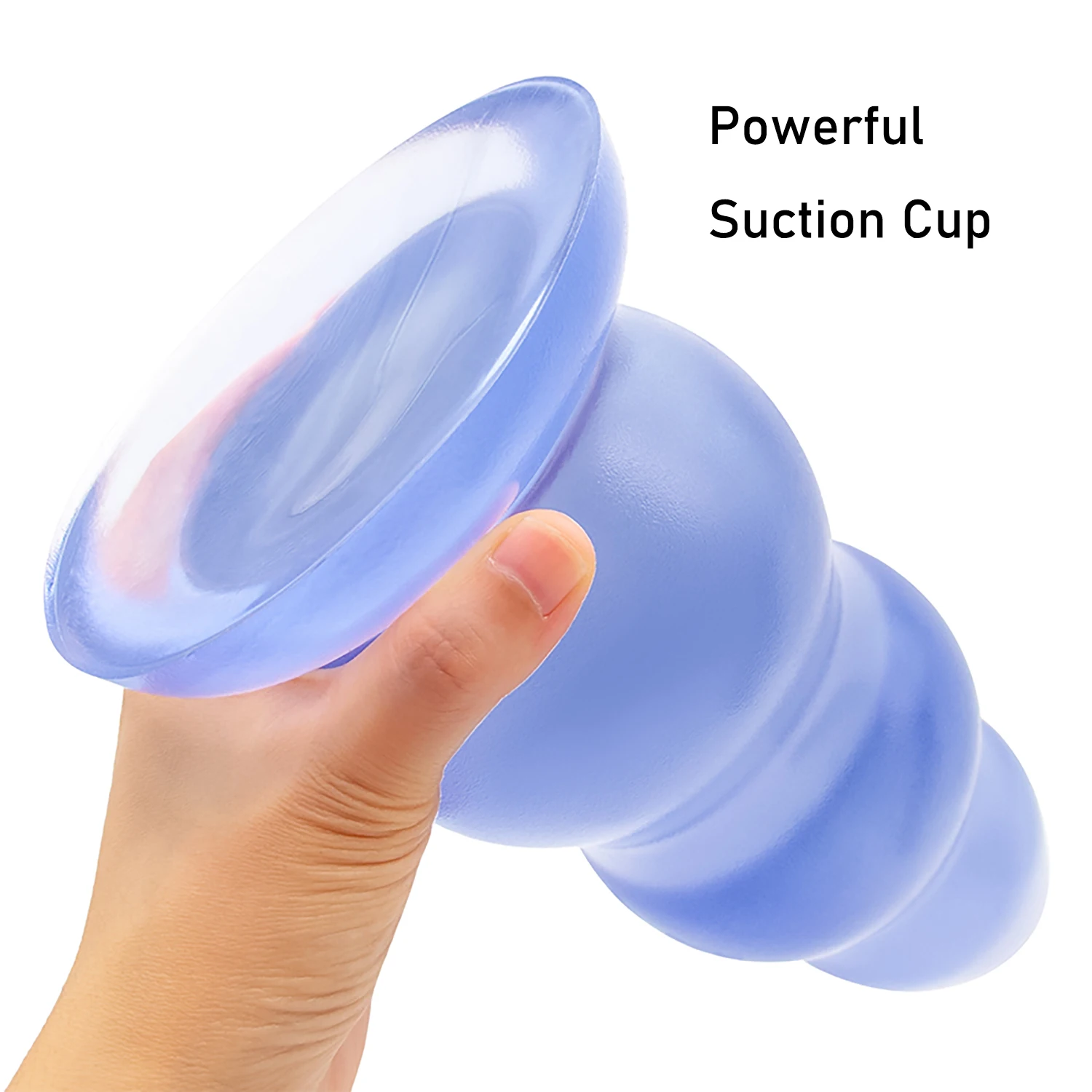 Oversized Anal Plug Dildos Stimulate Anus and Vagina Huge Butt Plug Soft Penis Anal Dilator with Suction Cup Sex Toy Masturbator