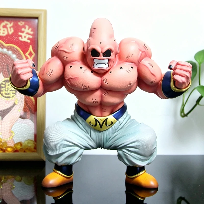 

24cm/9.4inch Dragon Ball Z Muscle Majin Buu Figure South Supreme Kai Buu Action Figure Anime Ornament Collectible Model Toy Gift