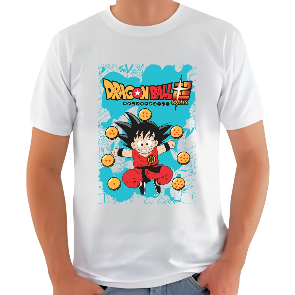

Son Goku Dragon Ball Anime Men Women Summer T-shirt Print Harajuku Retro Short Sleeve Oversized Loose Casual Comfortable Y2k Top