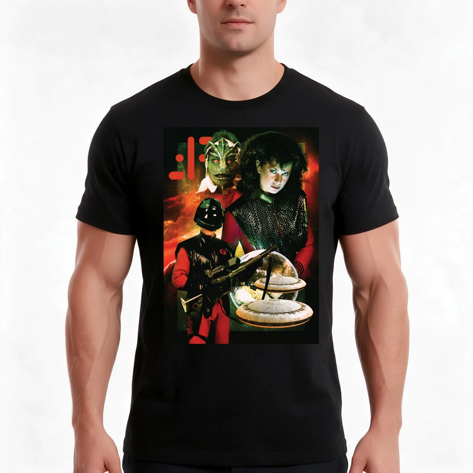 V - The Visitors T-Shirt, Summer Casual Cotton Tee, Oversized Streetwear Tops, Vintage Graphic Print, Loose Fit Short Sleeve