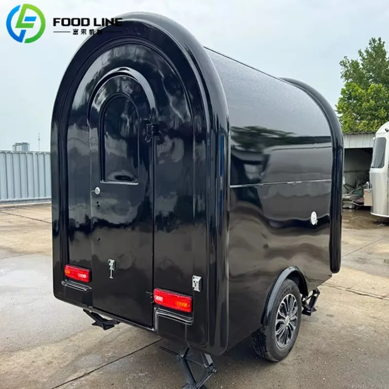 Custom Event Food Trailer Truck Mobile Pizza BBQ Ice Cream Buy USA Approved French Standard For Business Catering Price