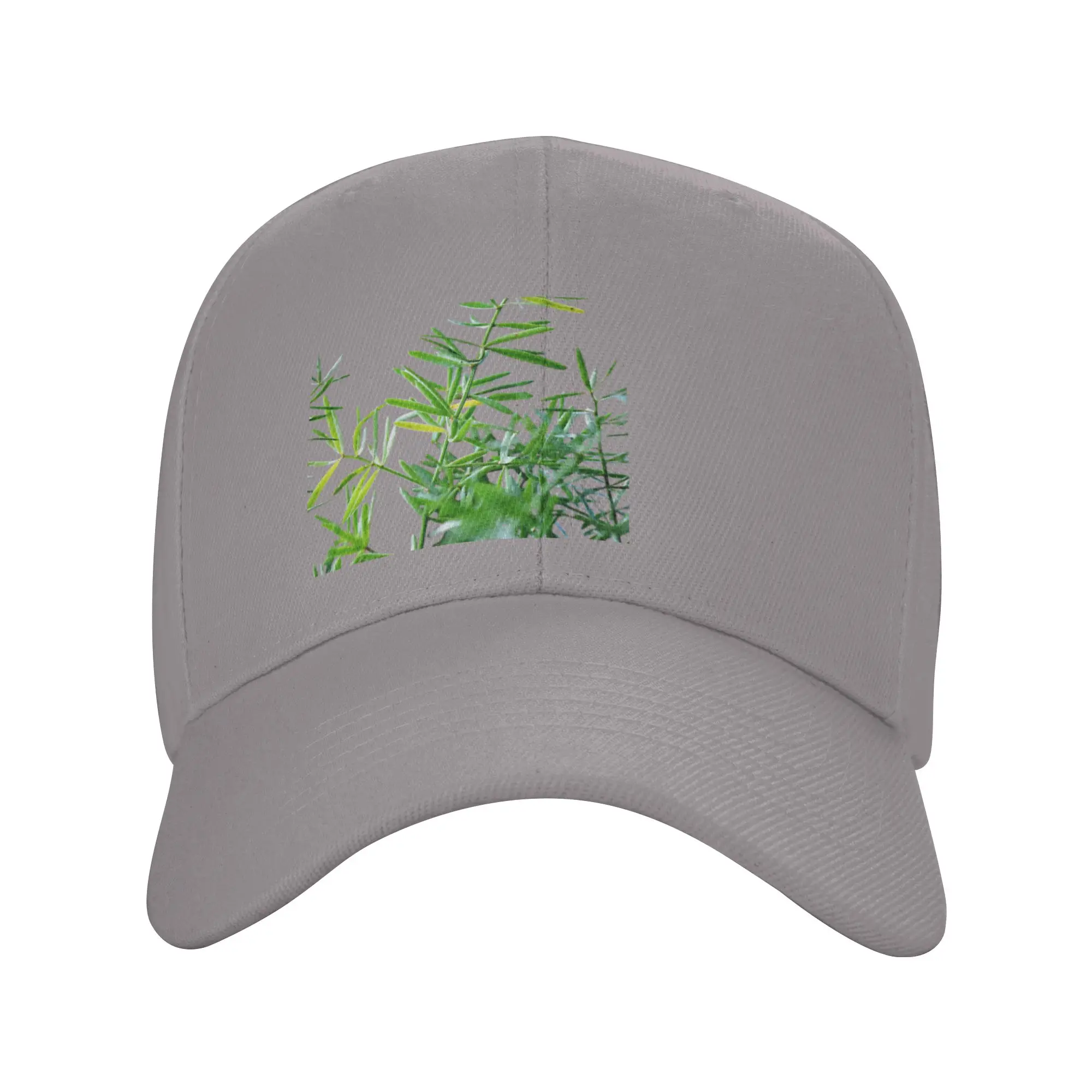 A plant with fresh green leaf Trendy Baseball Cap Street Fashion Quick Dry Sun Hat