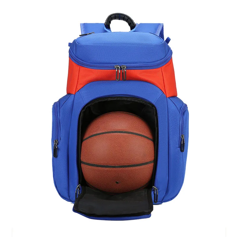Men's Basketball Football Equipment Shoulder Bag Large Capacity Schoolbag Student Sports Storage Training Backpack