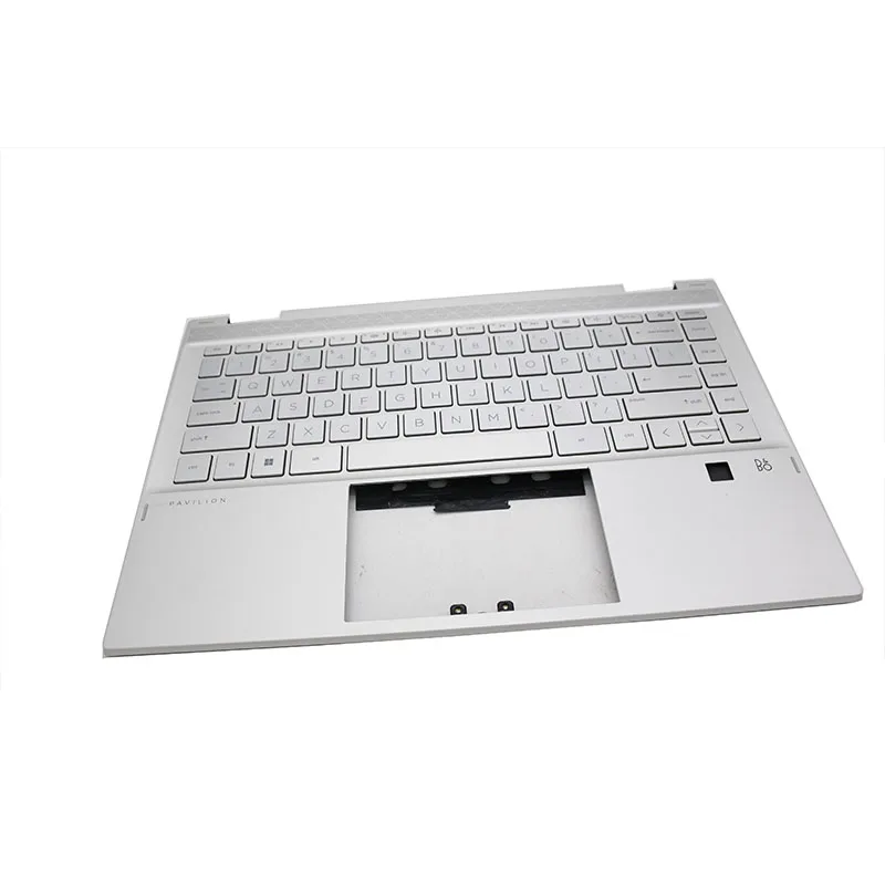 Palmrest Top Case Upper Case With US Backlight Keyboard For HP X360 14-DW TPN-Q171 Silver Color