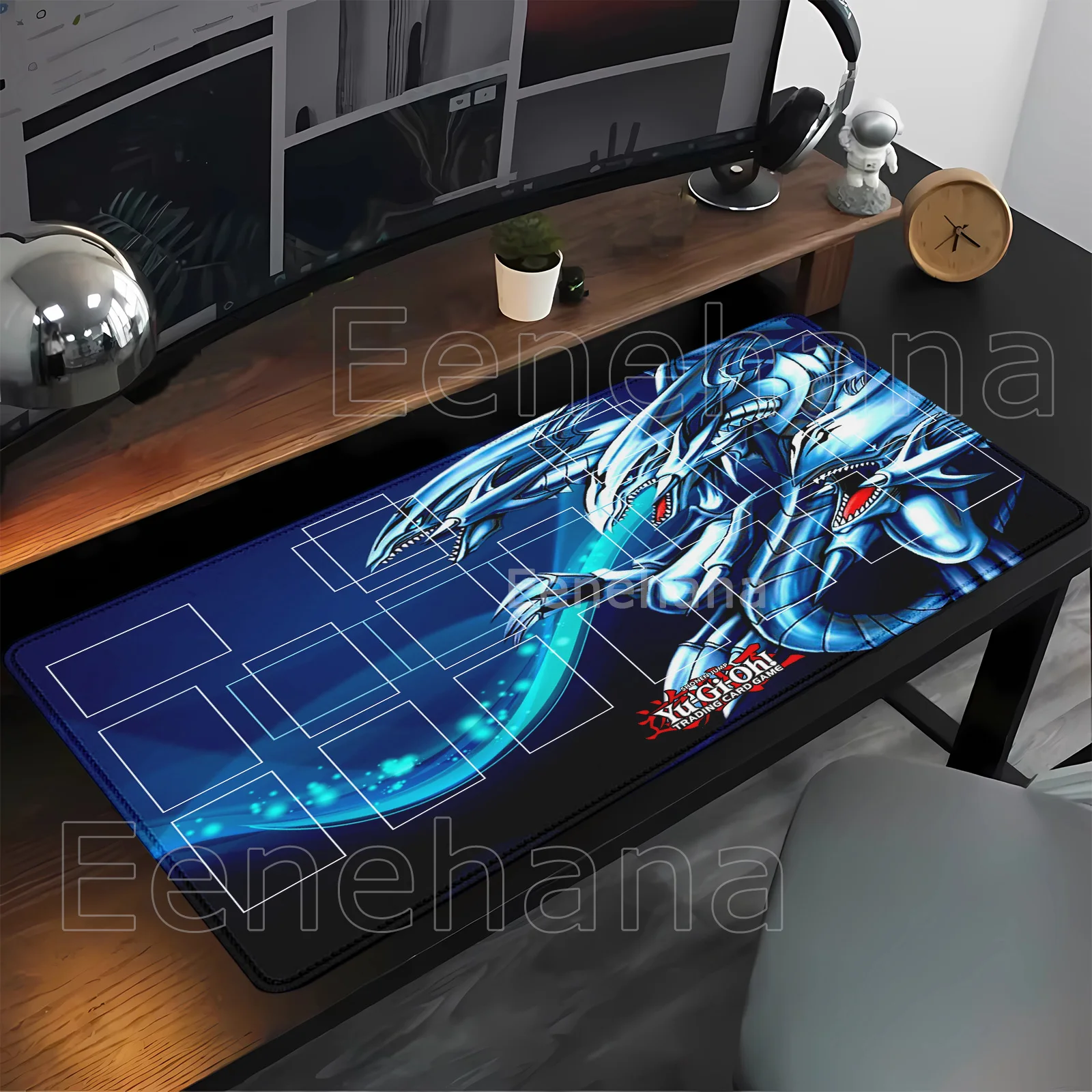 playmat Yu-Gi-Oh! Mouse Pad Card Desk Mat 600x350mm Stitched Edge Board Game HD Printing Accessorie Trading Card Gaming Desk Mat