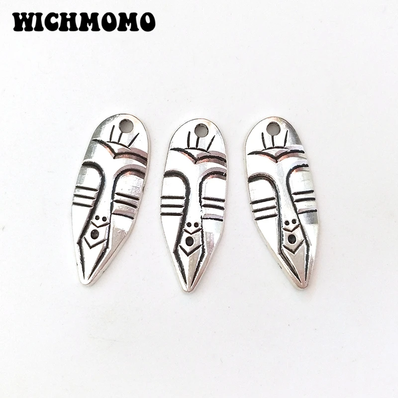 Statues particulières en alliage de Zinc, 5 pièces, breloques de bouclier facial, pendentifs, collier à faire soi-même, accessoires de bijoux, nouvelle mode