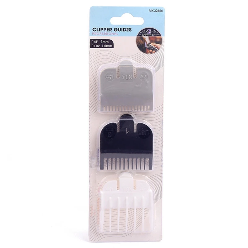 3 Pieces Of Universal Hair Clipper Limit Comb Limit Comb Haircut Tools Electric Clipper Caliper 1.5Mm / 3Mm / 4.5Mm