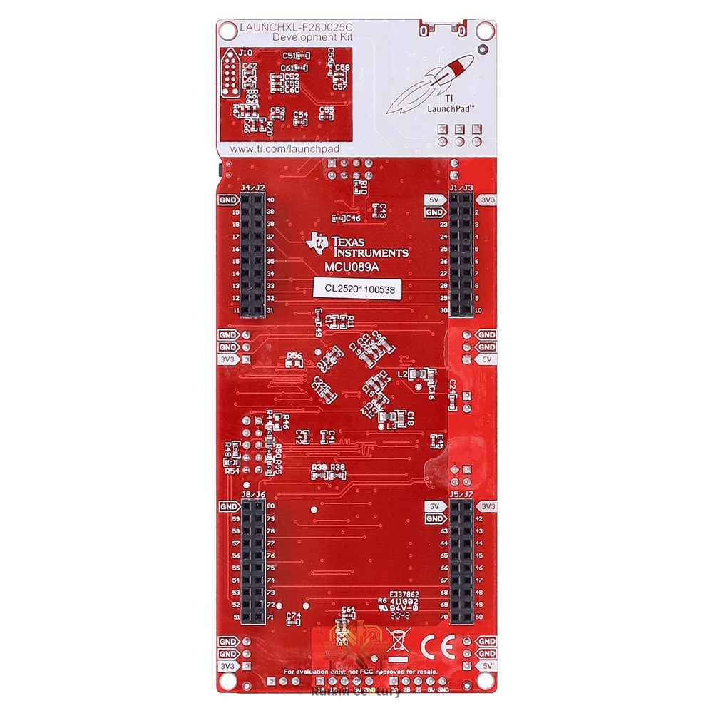 FOR TI LAUNCHXL-F280025C LaunchPad Dev Kit Board C2000 Real-Time MCU F280025C 100MHz C28x CPU 128KB Flash 2x12B ADC CAN Board