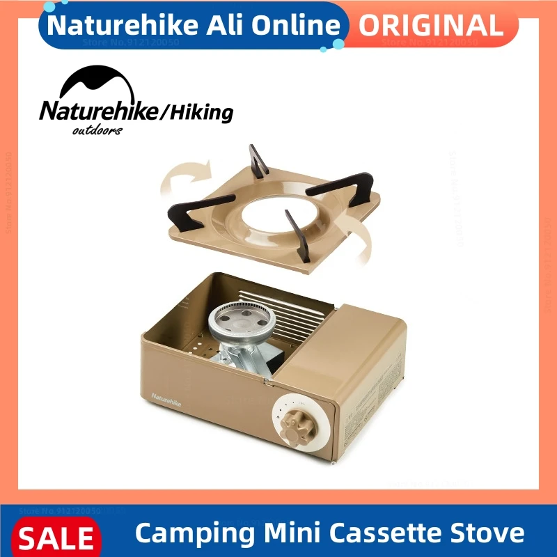 Naturehike Mini Cassette Stove Outdoor Portable Camping Cookout Gear Picnic Cooker Stove Cassette Oven Furnace Kitchen Gas Stove