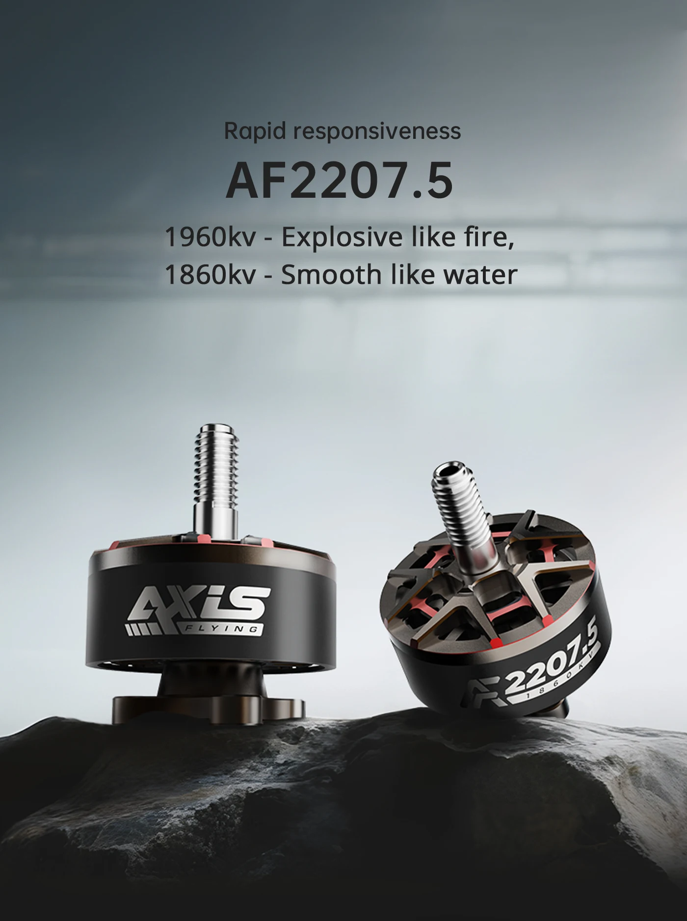 2026Axisflying AF2207.5 1860KV/ 1960KV 5 بوصة محرك بدون فرشاة 6S Lipo لـ Freestyle/Bando RC FPV فريد من نوعه #5