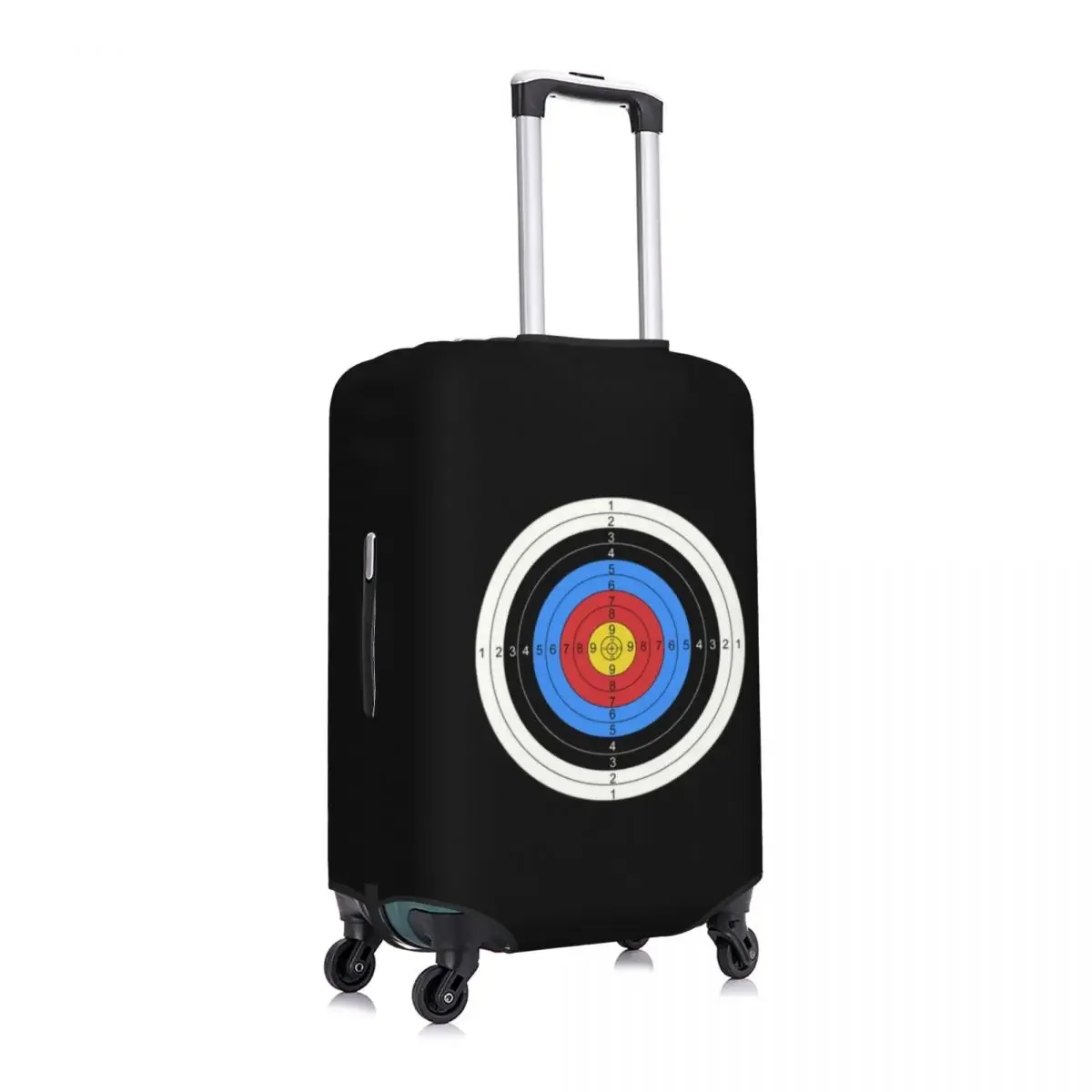 Custom Archery And Gun Range Target Practice Graphic Travel Luggage Cover  Suitcase Cover Protector Fit 18-32 Inch