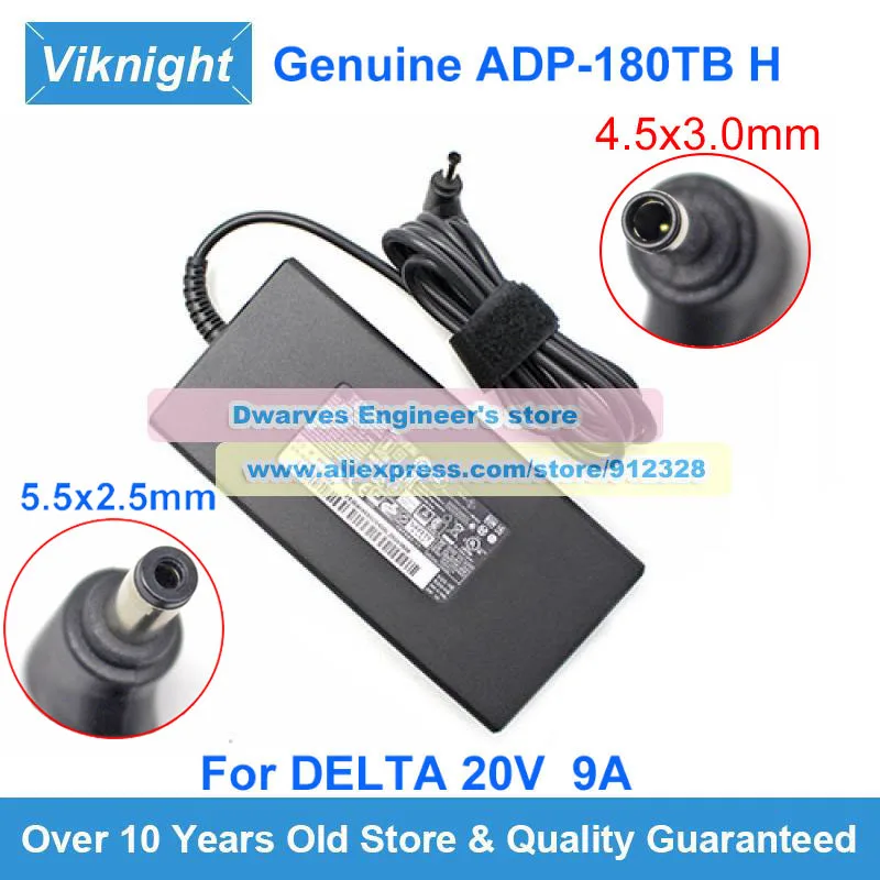 

Original DELTA 20V 9A180W AC Adapter ADP-180TB H For MSI SWORD 15 A11UG-064AU MS-17F5 CREATOR Z16 GS66 STEALTH 10SE-044 MS-16V2