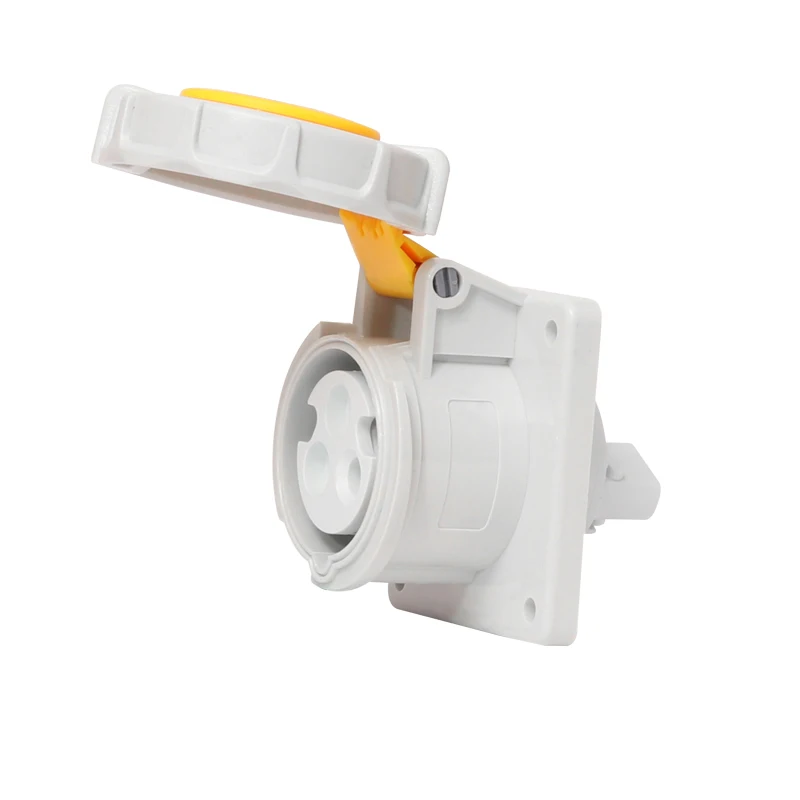 Industrial Waterproof Plug 4H IP44 Socket 110V-130V 3-Core 16A 32A for Aviation Docking