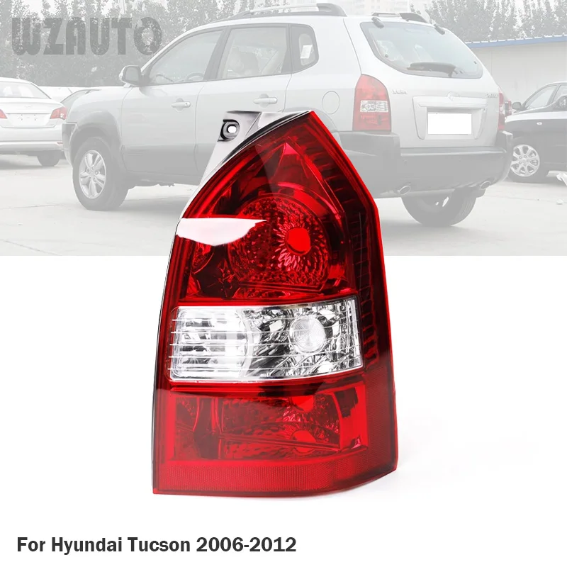 Rear Bumper Tail Light Cover Tail Lamp Housing Brake Stop Indicator Lamp Without Bulb For Hyundai Tucson 06 07 08 09 10 11 12