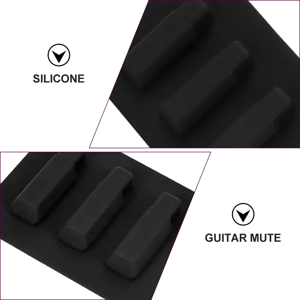 

Guitar Mute For Electric Acoustic Guitar Premium Silicone Sound Dampener Noise Reducer Simple Design Durable Music