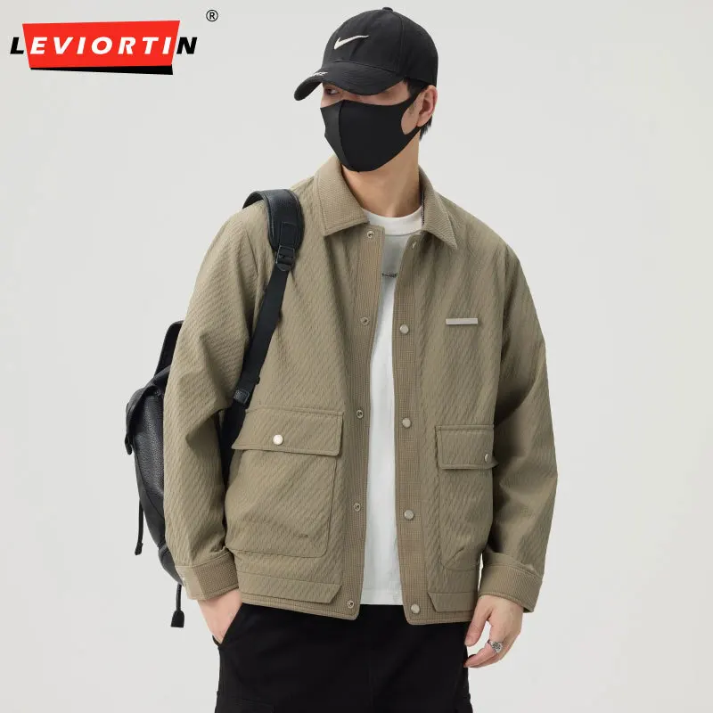

Japanese versatile trendy brand retro outdoor sports daily men's jacket top fashionable and simple windproof warm casual jacket