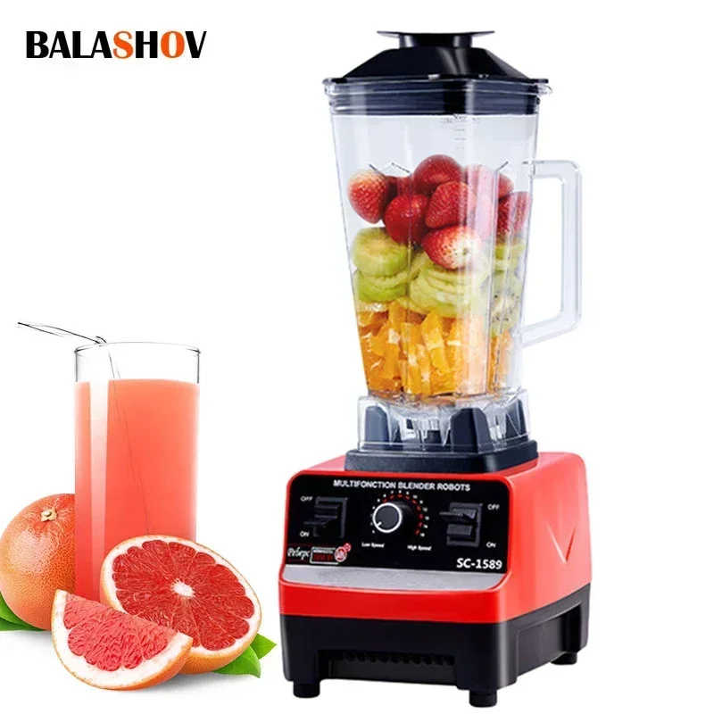 2000W Heavy Duty Commercial Grade Blender Mixer Juicer Fruit Food Processor Ice Smoothies Blender Juice Crusher EU/UK Plug