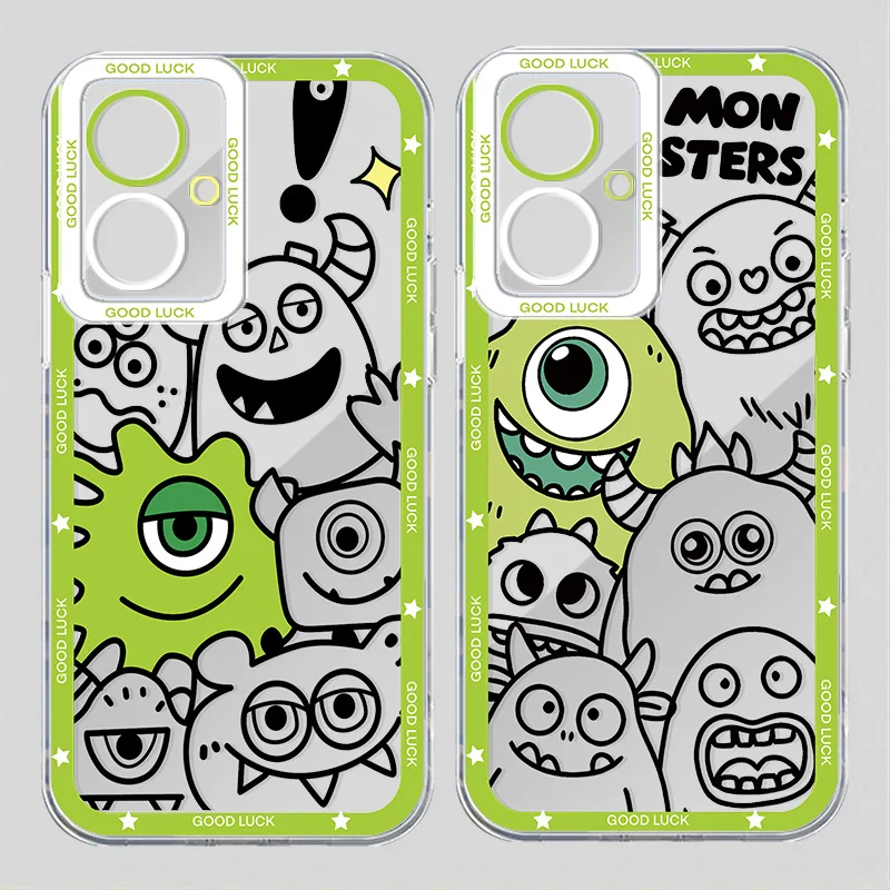 Monsters, Inc Angel Eye Phone Case For Realme C 67 65 63 55 53 35 33 31 30 25 21 20 15 8i 9i Narzo 50 Pro Plus Funda Soft Capa