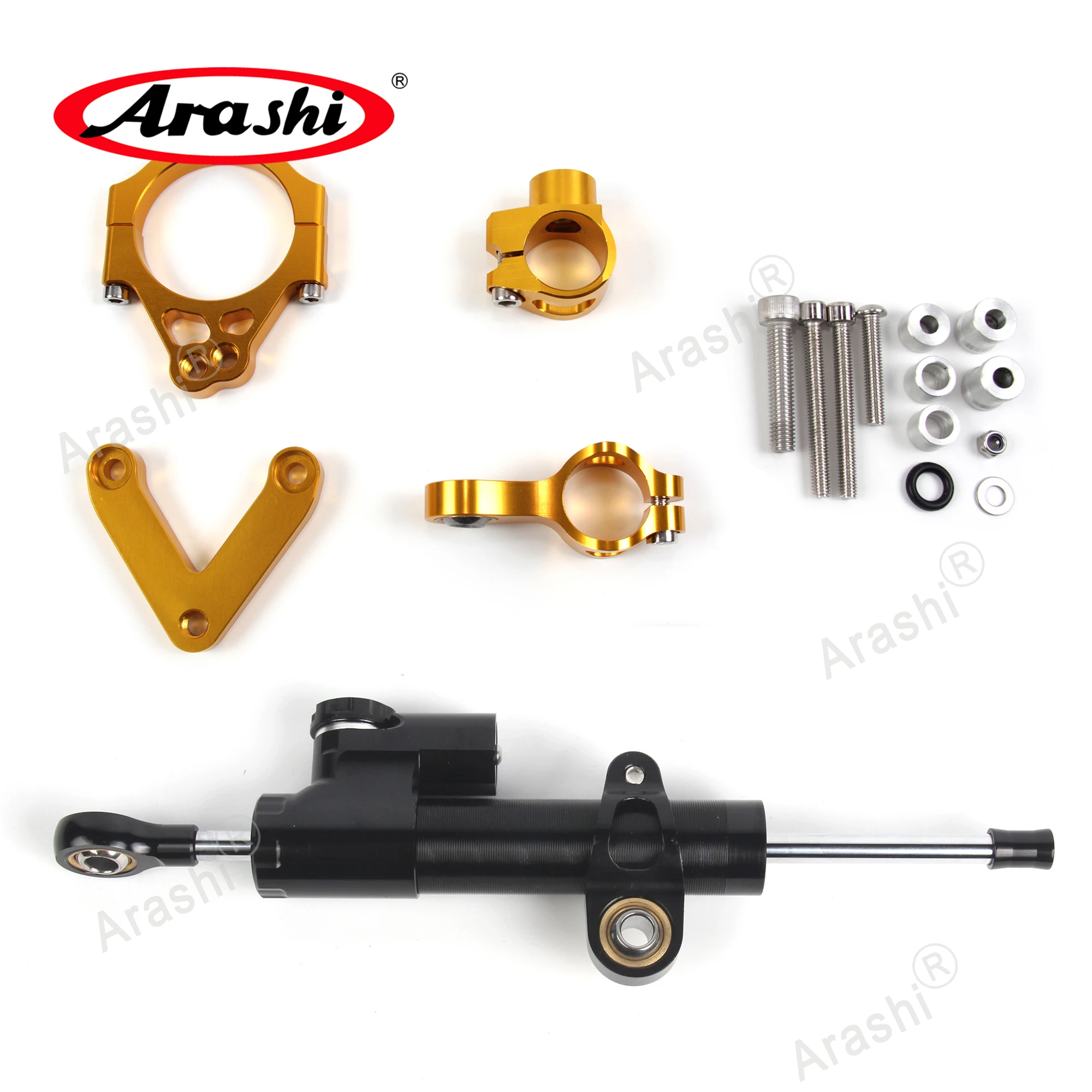 

Arashi For DUCATI 848 08-10 Motorcycle Steering Stabilize Damper Bracket Mount Frame Stabilizer DUCATI 848 2008 2009 2010