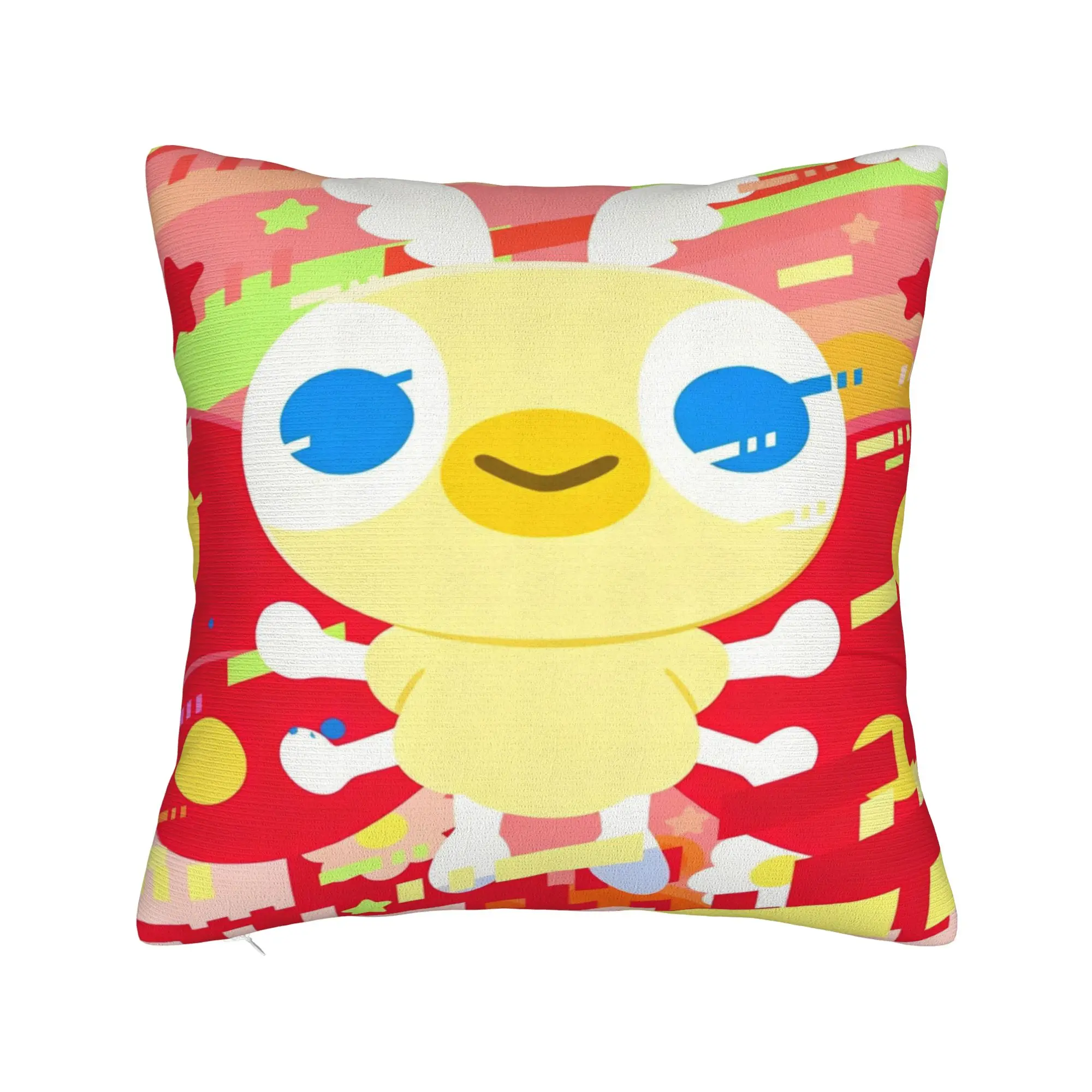 Chibi Monster Raids Again Square Pillow Cases Cartoon Cushion Covers Customized Polyester Decor Pillowcase for Home 18