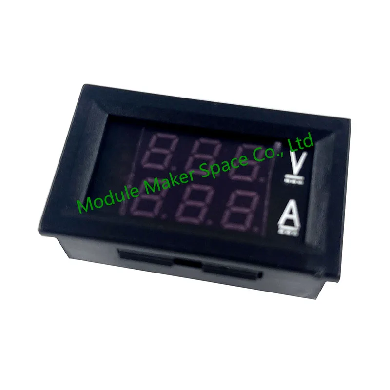 Мини-цифровой вольтметр постоянного тока 0-100 В 1A 10A 50A 100A Amp Вольтметр напряжения и тока детектор тестер двойной светодиодный дисплей датчик + шунт
