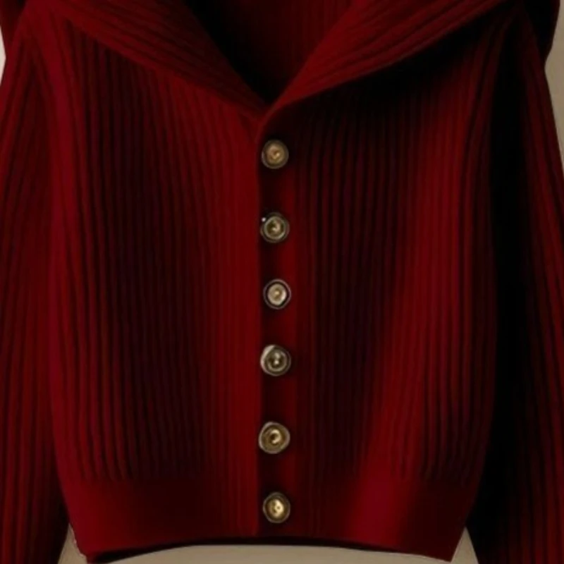 Dames Fee Herfst Winter Vest Gebreid Retro Dun Vrije tijd Los Modeontwerp Premium Zacht Comfortabel Veelzijdig Slank Nieuw