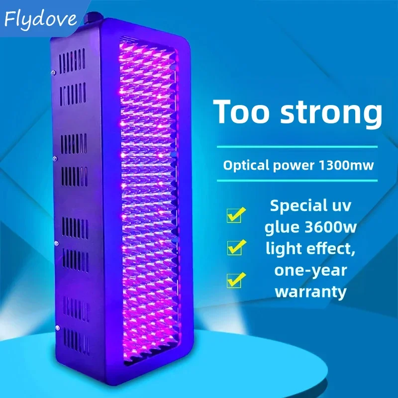 

Air Cooled 3000W 6000W UV Ultraviolet Glue Curing Lamp Inkjet Screen 3D Printing Exposure Ink Resin Curing DIY Production