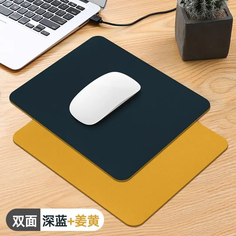 Mouse pad Small cortex Waterproof simple odor-free Office desk pad Laptop