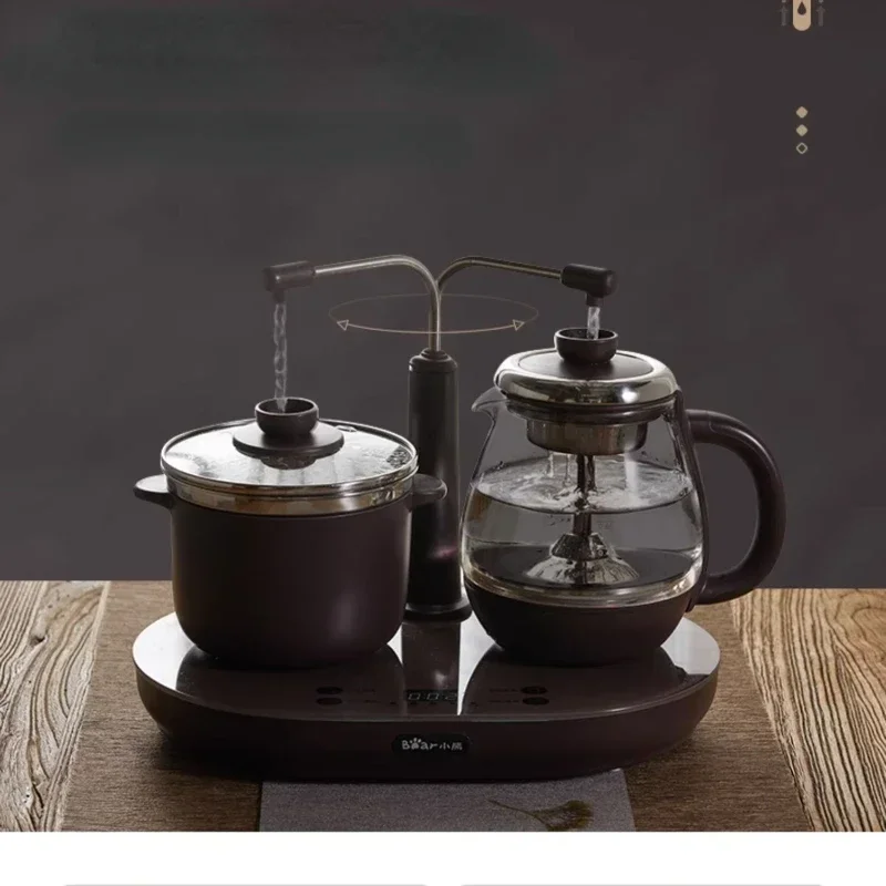 Chaleira elétrica com função de manter quente, bule de argila roxa premium para fabricação de saúde, panela elétrica mini waterkoker