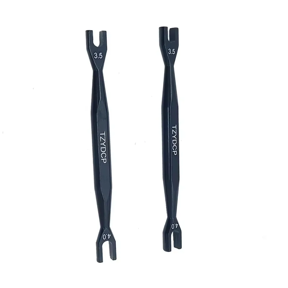 1pc Service Tool Parts Open End Wrench Double End Small Quenching 7075 Material Metal Wrench 3.0/4.0 For RC Model Car DIY
