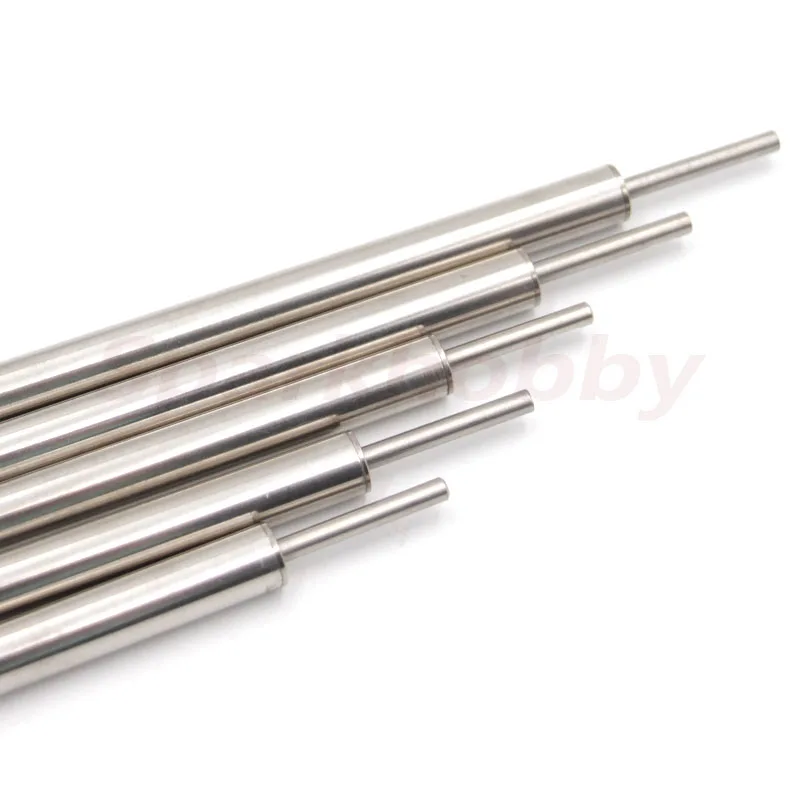 2PCS RC Boat Strut 3mm Shaft Assembly Stainless Steel Drive Kit Harding with Sleeve Marine Prop Shaft Ship Model DIY Parts