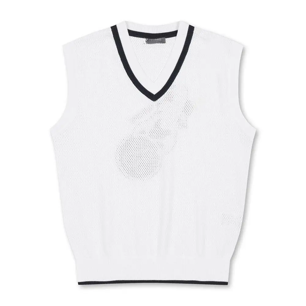 2026 Ladies High‑End Feel Golf Knit Vest New Style Sleeveless Sports Waistcoat Versatile Female Golf Outer Top