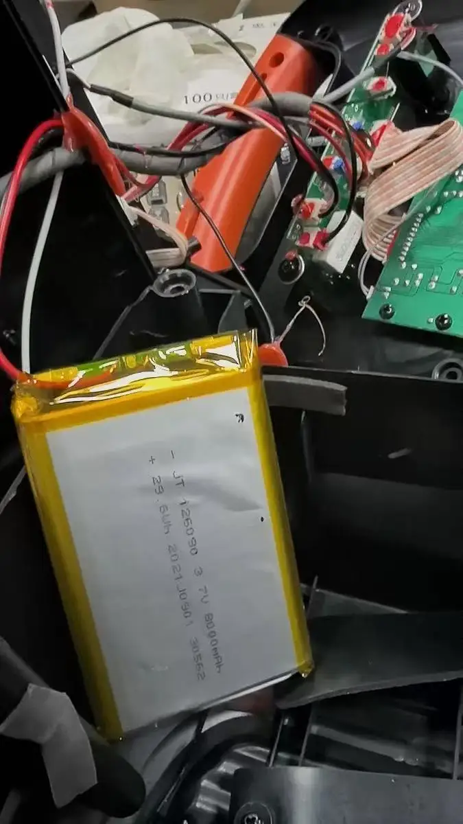 8000MAH polymer battery, 126090 capacity meter, smart watch, shaver, sound pickup, beauty eye recording, 1.25 heads, 3.7V