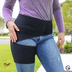Hip Brace Thigh Compression Sleeve Compression Support Wrap, Pulled Thigh,, Groin Injury, Hip Brace for Sciatica Nerve